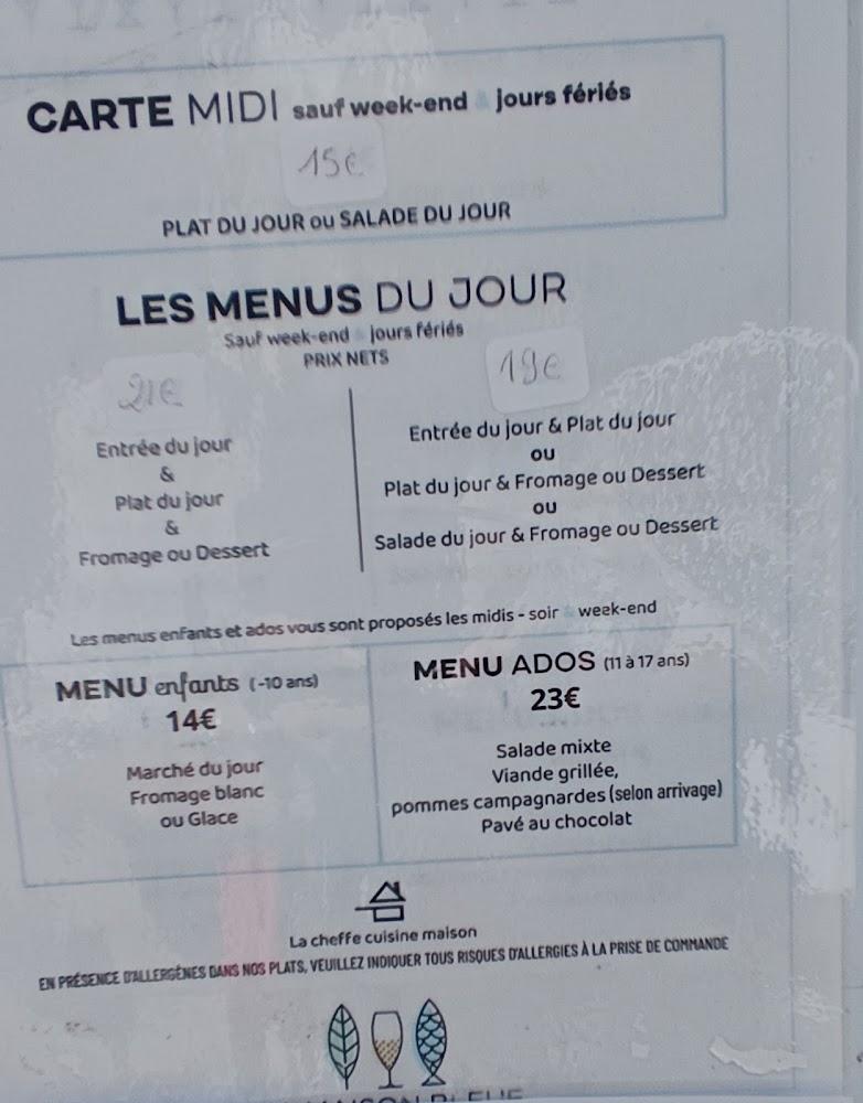 La Maison Bleue - Menu Image 2