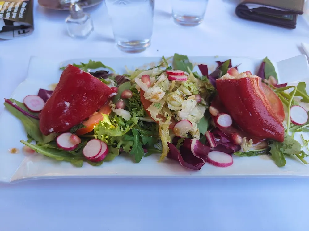 Poivrons Grillés Farcis À la Brandade de Morue